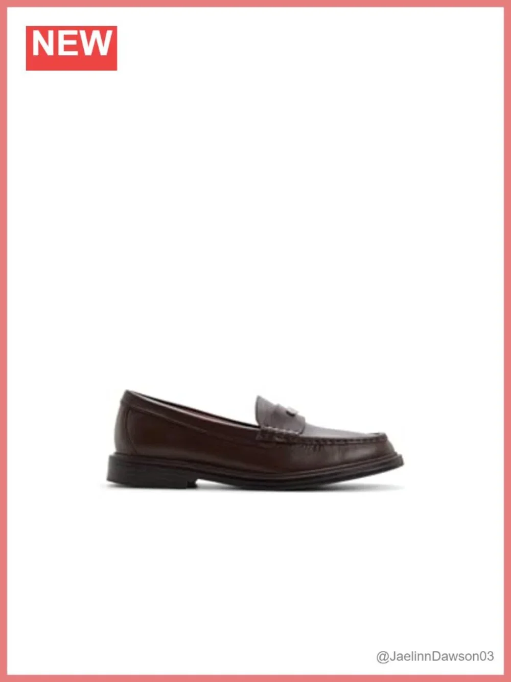 Women's Leather Penny Loafers - Classic Mocc, Rubber Sole
